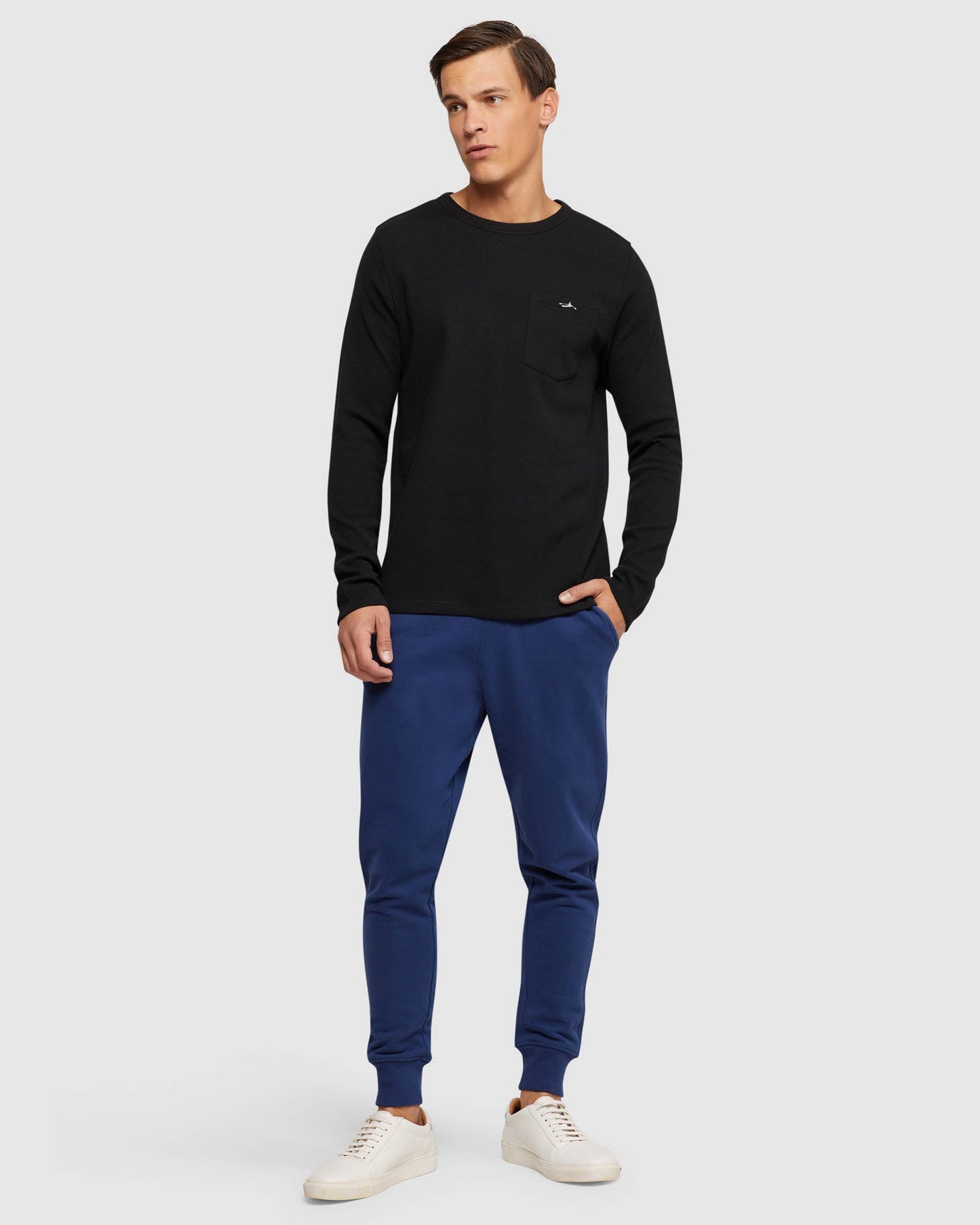 Albert Waffle Long Sleeve Tee