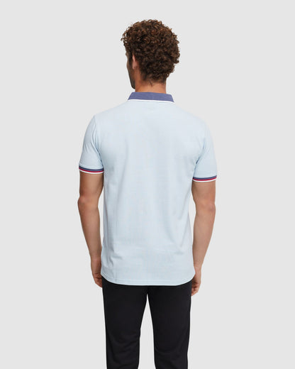 Cam Contrast Collar Pique Polo