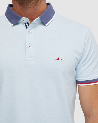 Cam Contrast Collar Pique Polo