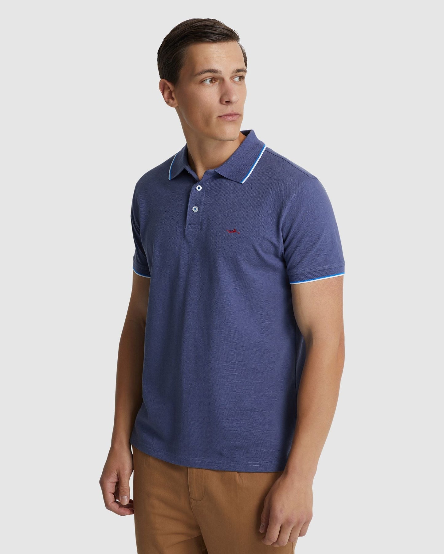 Derek Pique Tipping Polo