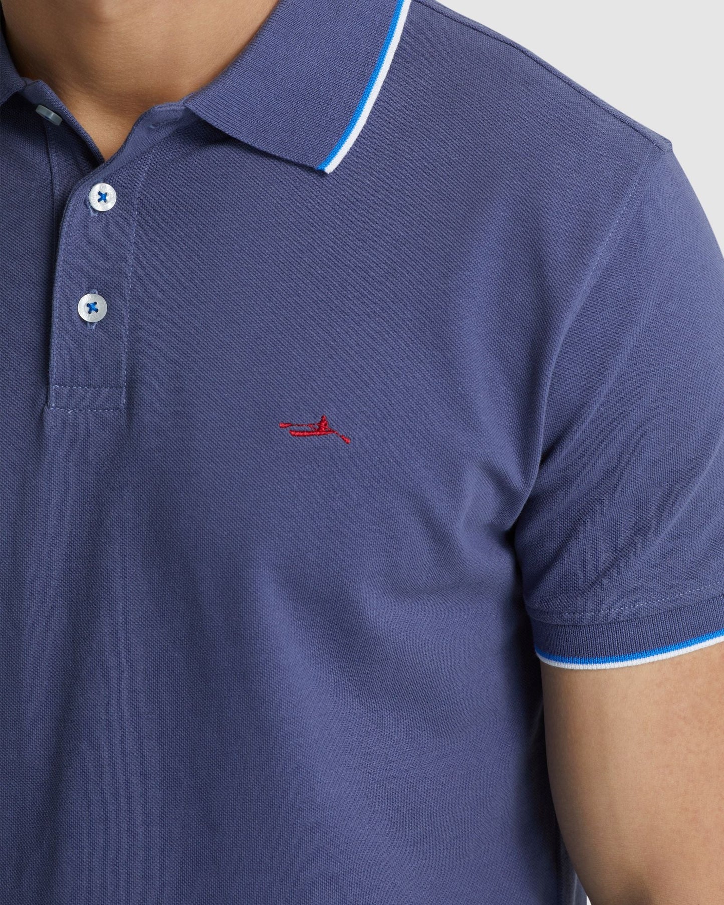 Derek Pique Tipping Polo