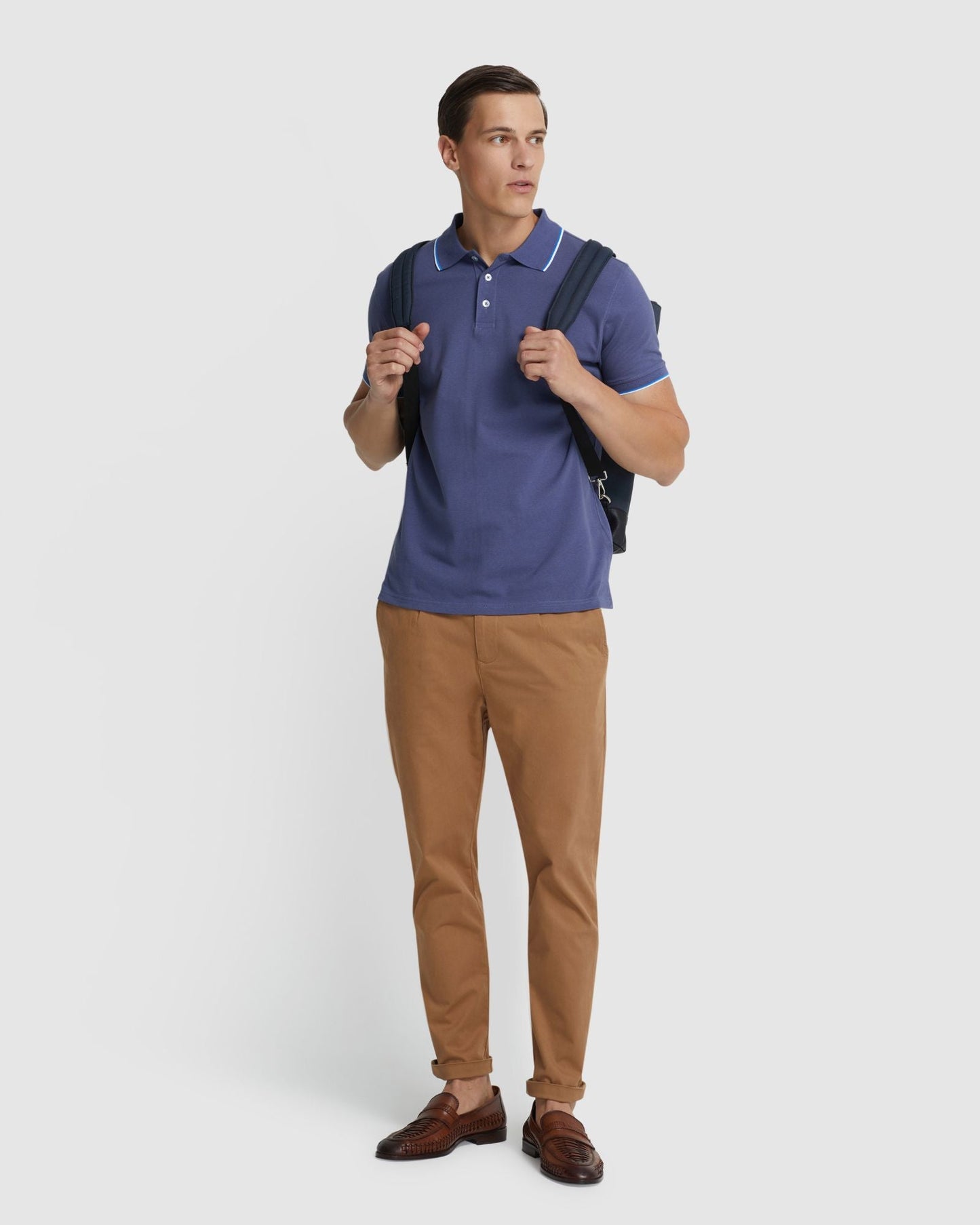 Derek Pique Tipping Polo