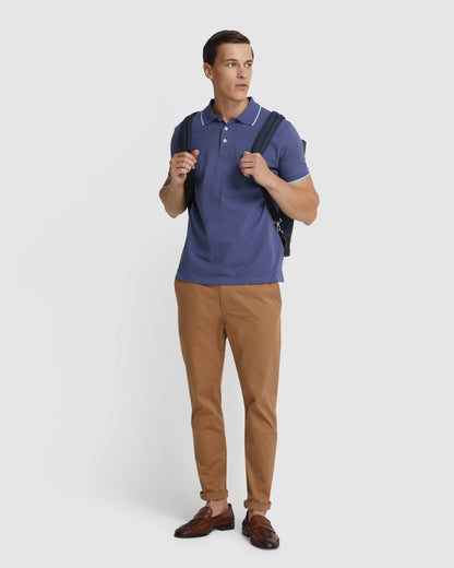 Derek Pique Tipping Polo