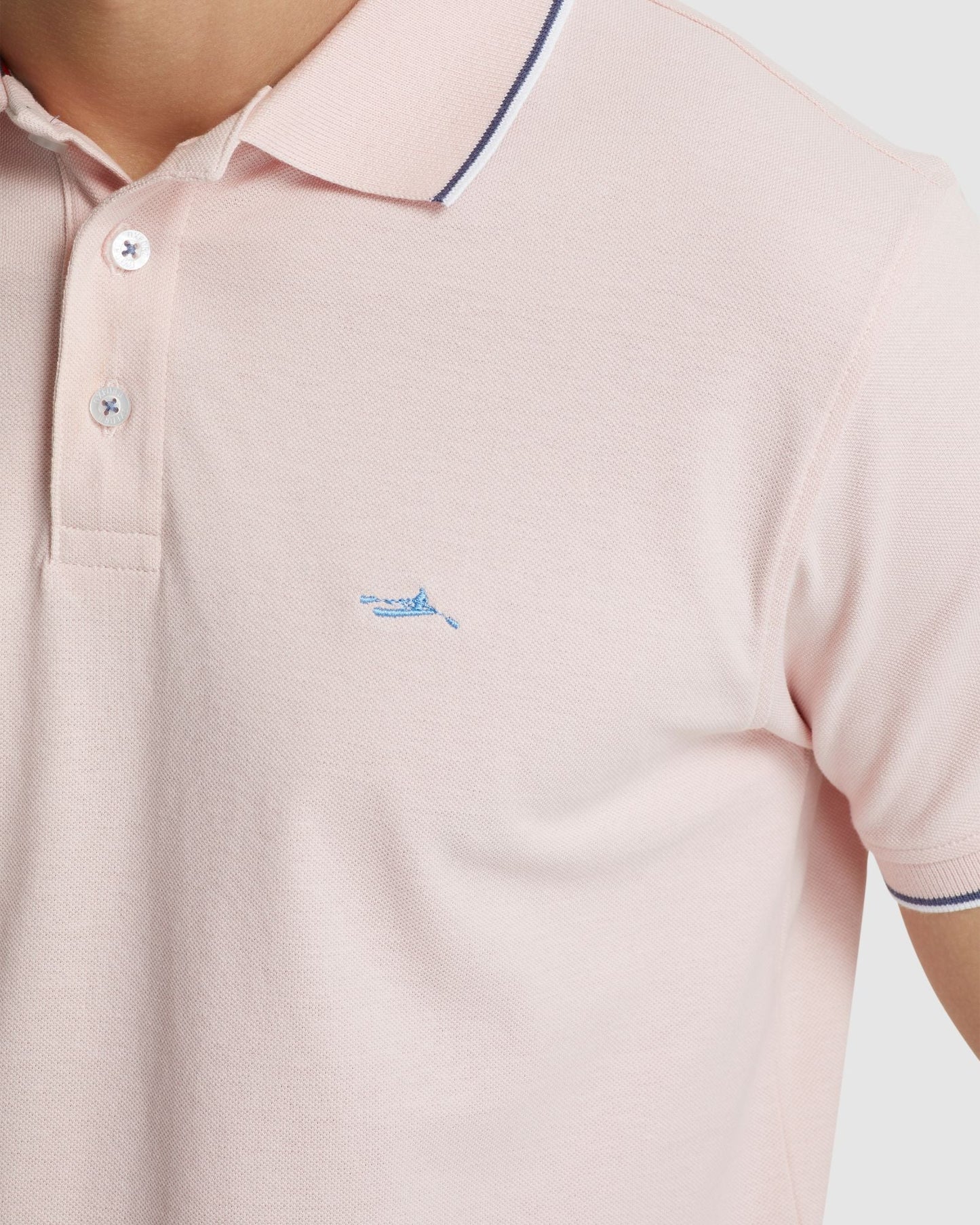 Derek Pique Tipping Polo