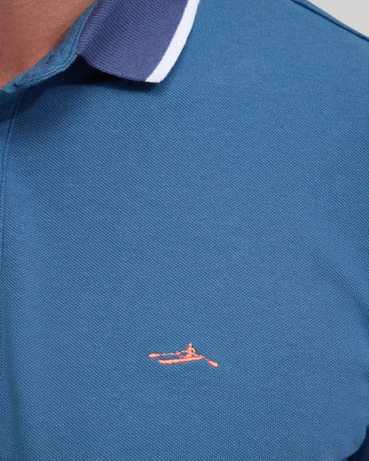Cam Contrast Collar Pique Polo
