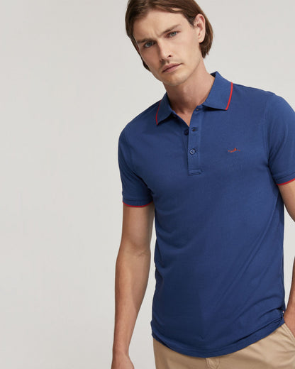 Henry Cotton Jersey Tipping Polo