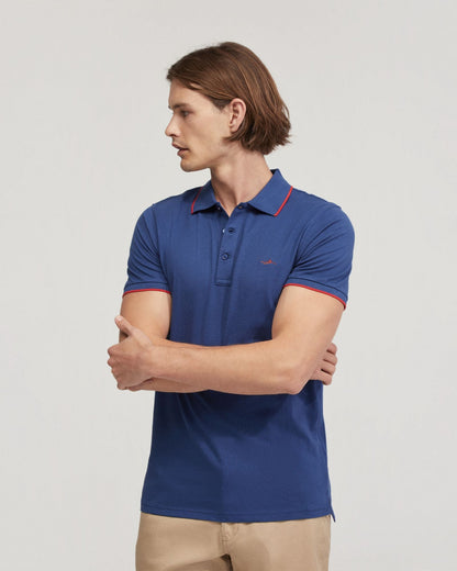 Henry Cotton Jersey Tipping Polo
