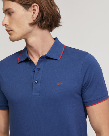 Henry Cotton Jersey Tipping Polo