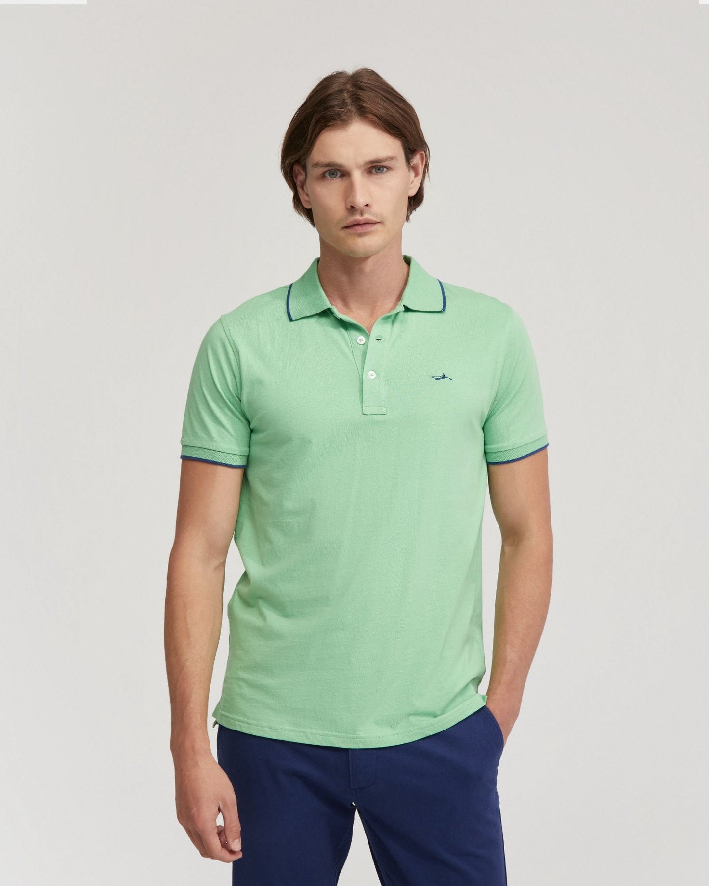 Henry Cotton Jersey Tipping Polo