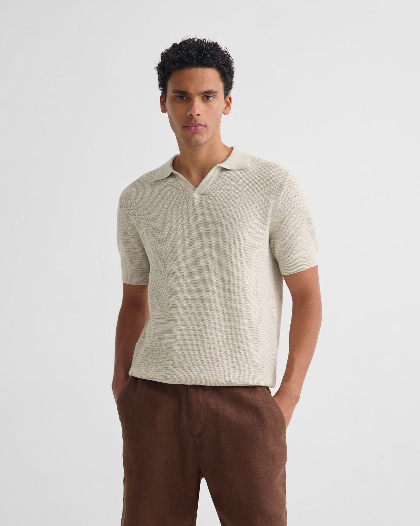 Corbin Knitted Polo