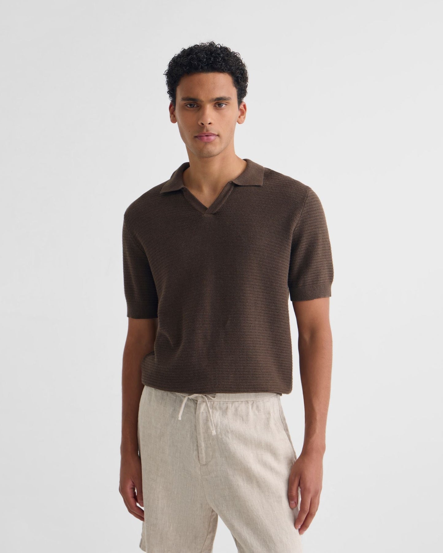 Corbin Knitted Polo
