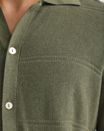 Jack Knitted Button Up Shirt