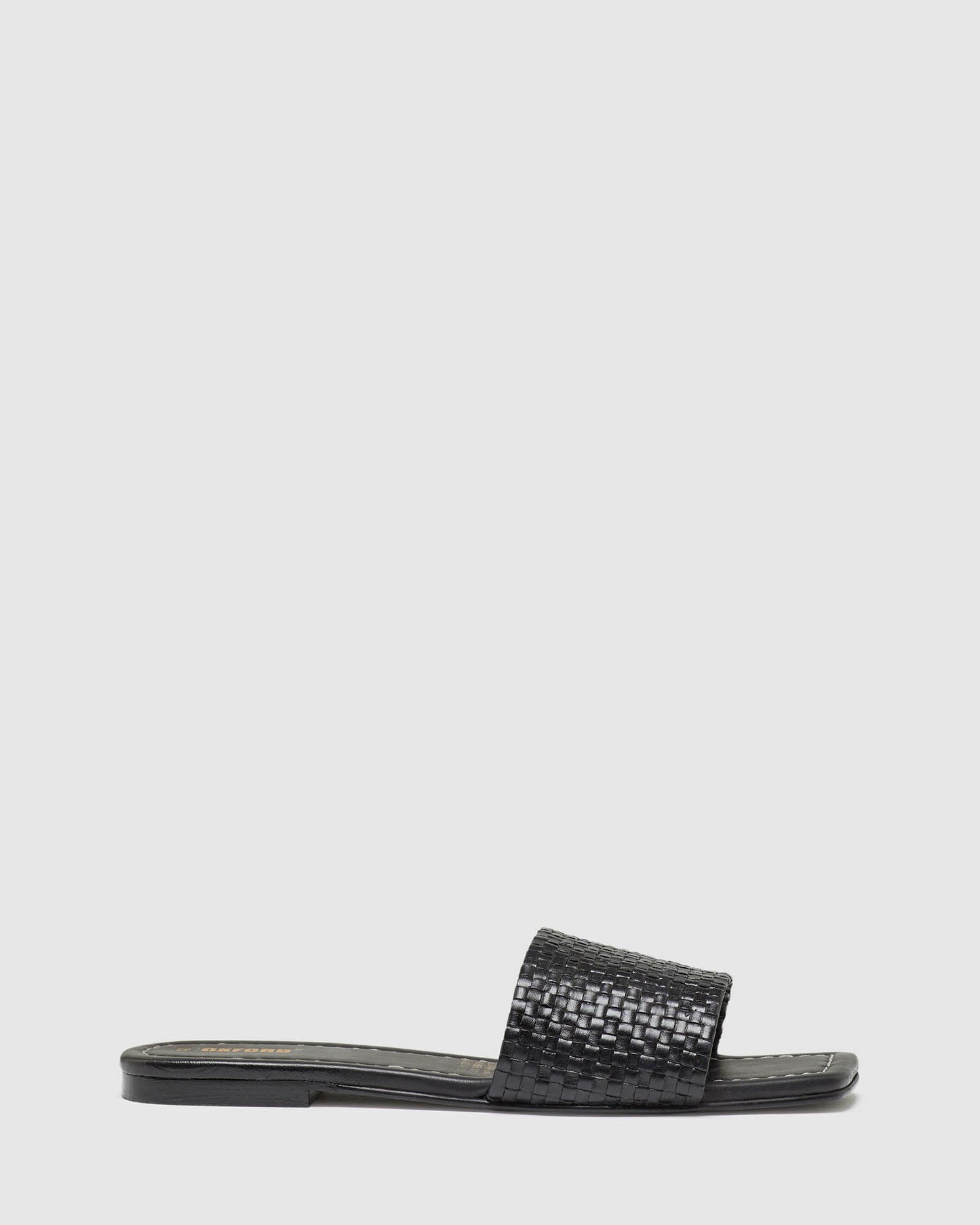 Ayla Woven Leather Slide