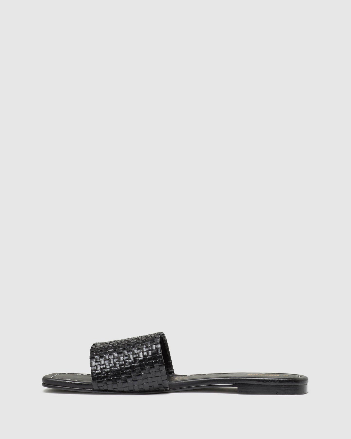 Ayla Woven Leather Slide