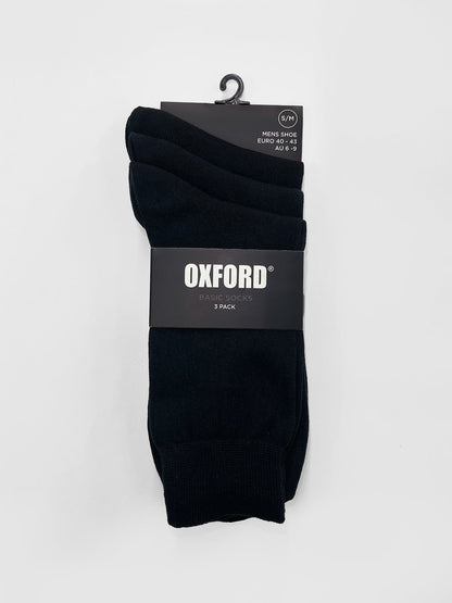Mens Basic Socks 3 Pack