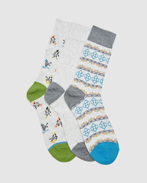 Ski Patrol 3 Pack Socks