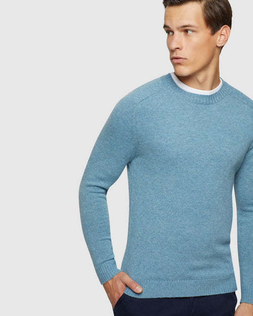 Ritchie Crew Neck Lambswool Knit