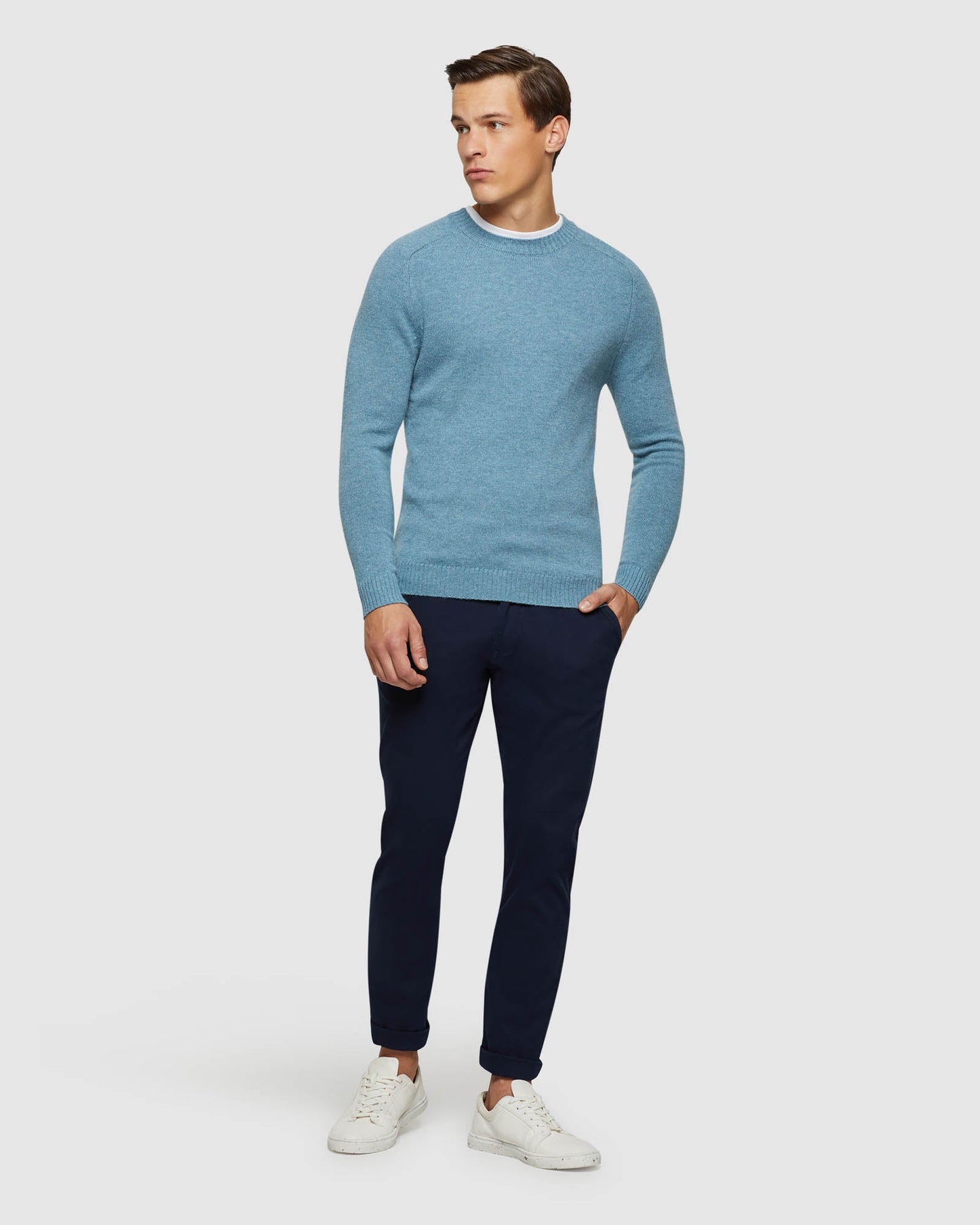 Ritchie Crew Neck Lambswool Knit