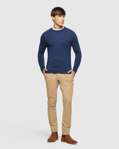 Ritchie Crew Neck Lambswool Knit