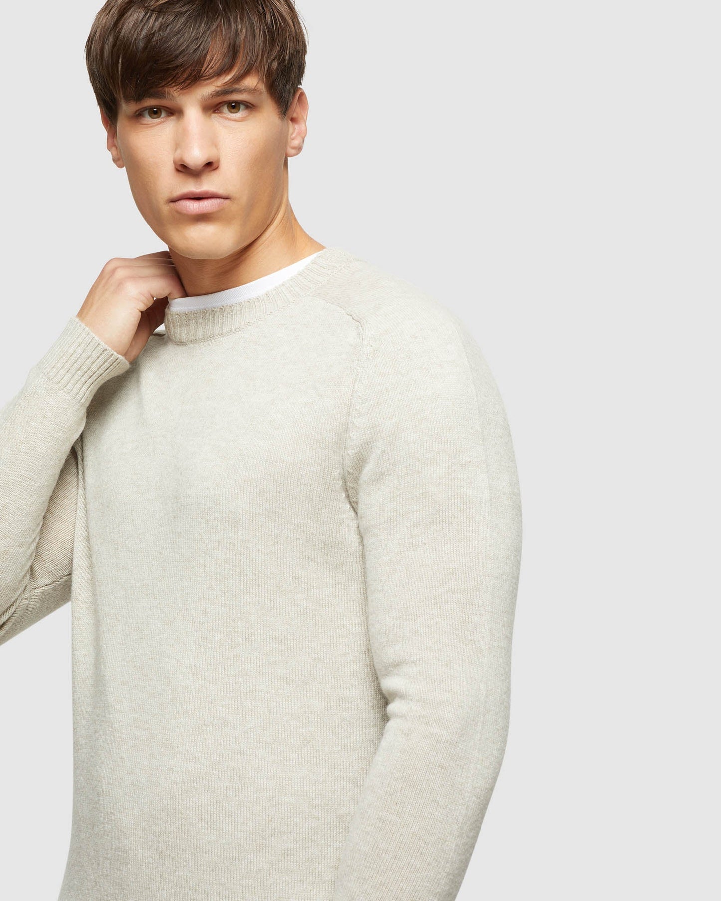 Ritchie Crew Neck Lambswool Knit