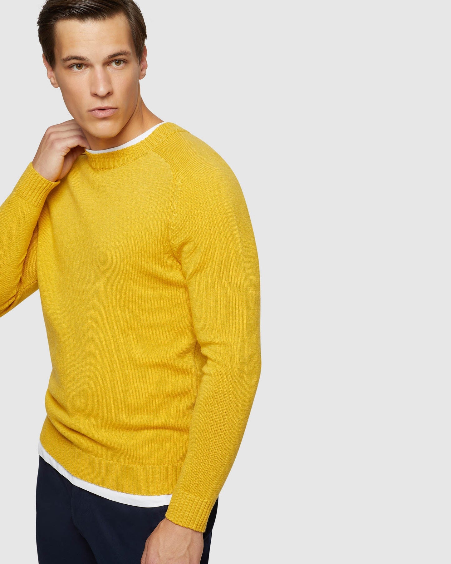 Ritchie Crew Neck Lambswool Knit