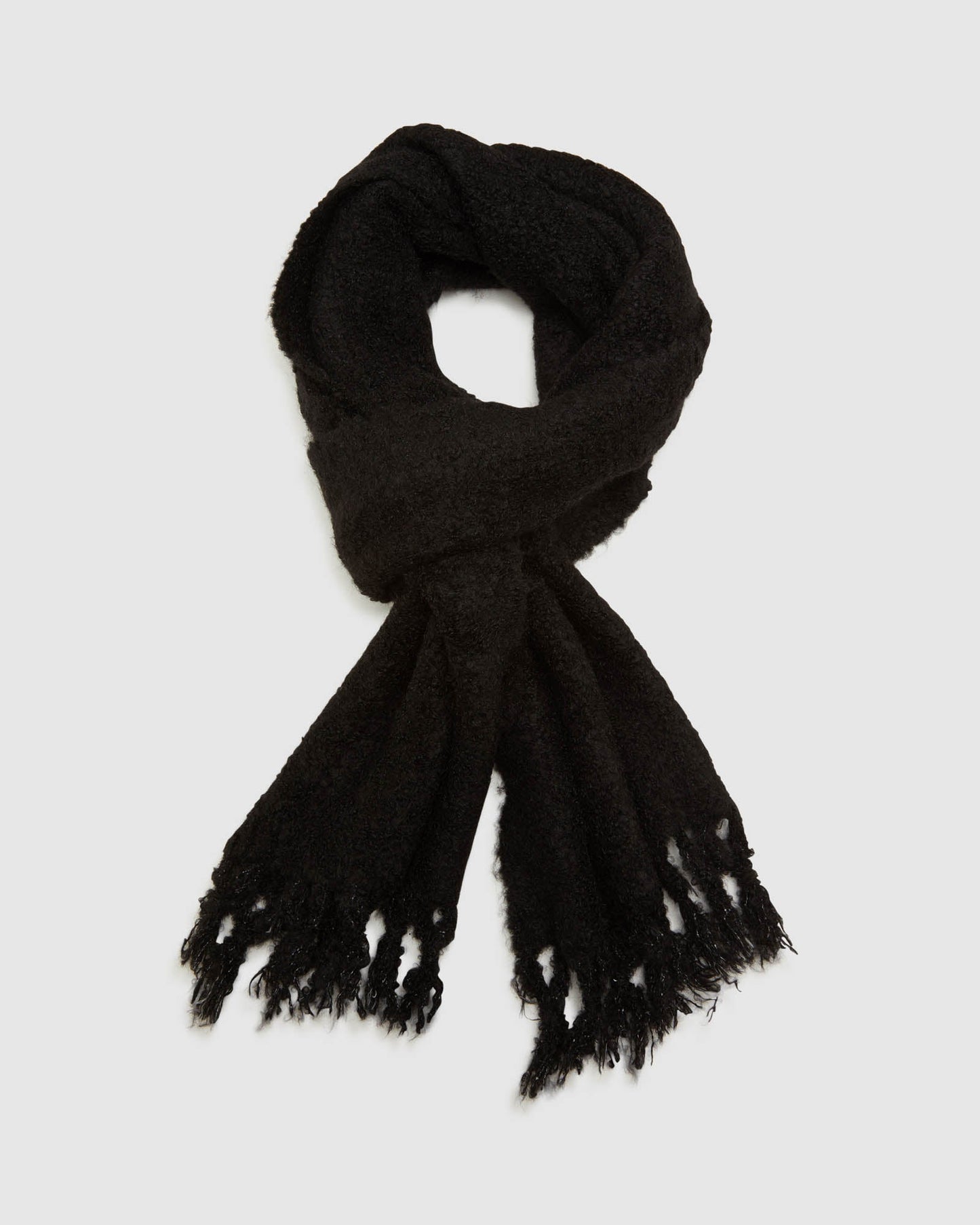 Bree Boucle Knit Scarf