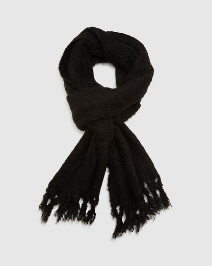 Bree Boucle Knit Scarf