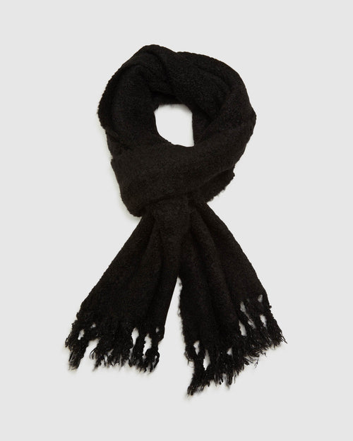 Bree Boucle Knit Scarf