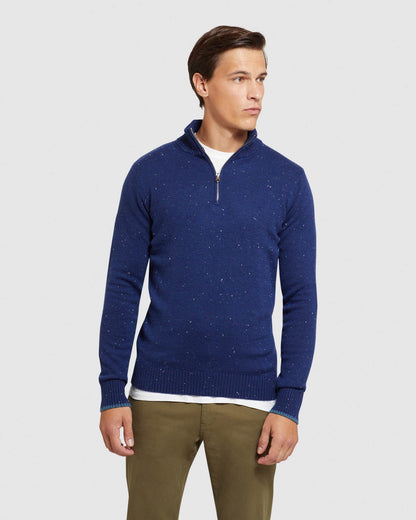 Micky Donegal Zip Collar Knit