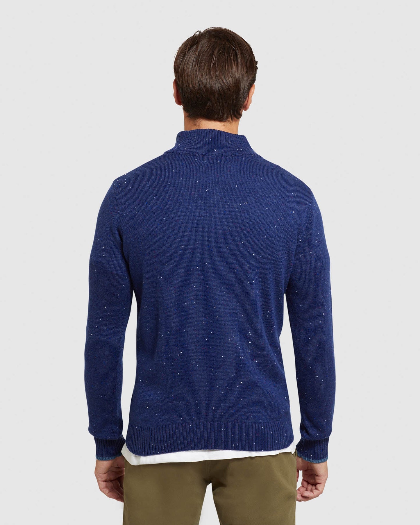 Micky Donegal Zip Collar Knit