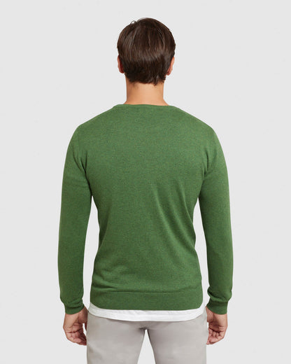 Crew Neck Cotton Cashmere Pullover