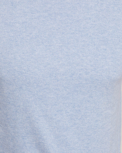 Crew Neck Cotton Cashmere Pullovr