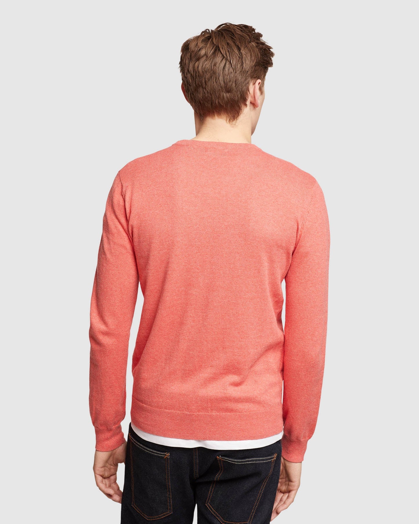 Crew Neck Cotton Cashmere Pullovr