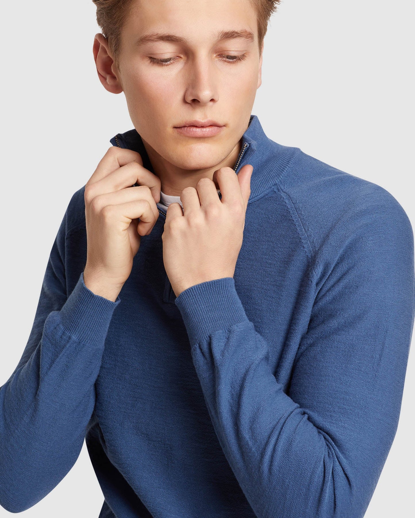 Bart Zip Neck Knit