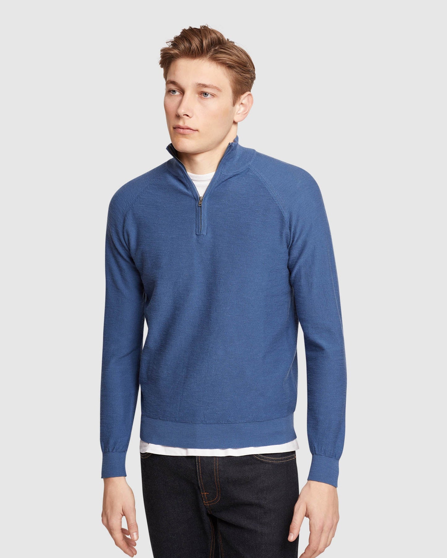 Bart Zip Neck Knit