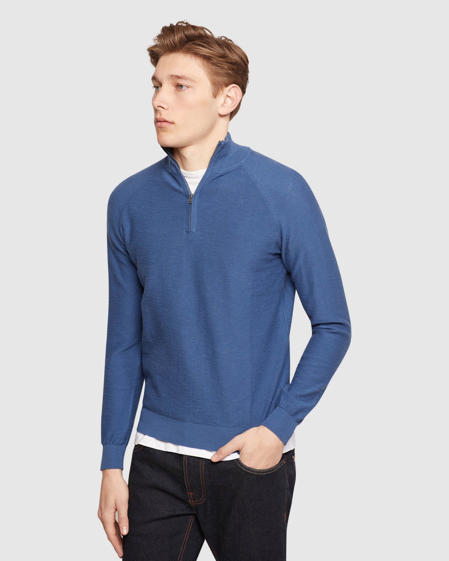 Bart Zip Neck Knit