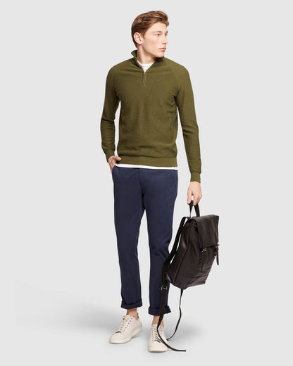 Bart Zip Neck Knit