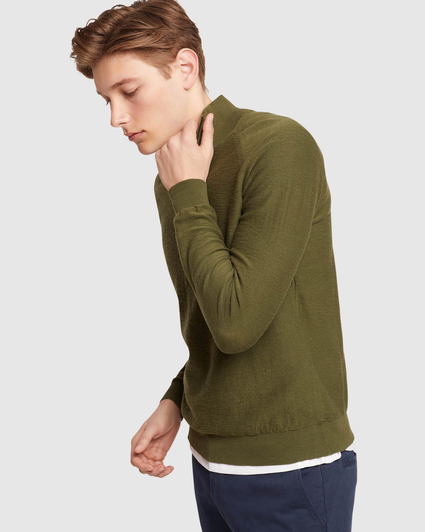 Bart Zip Neck Knit