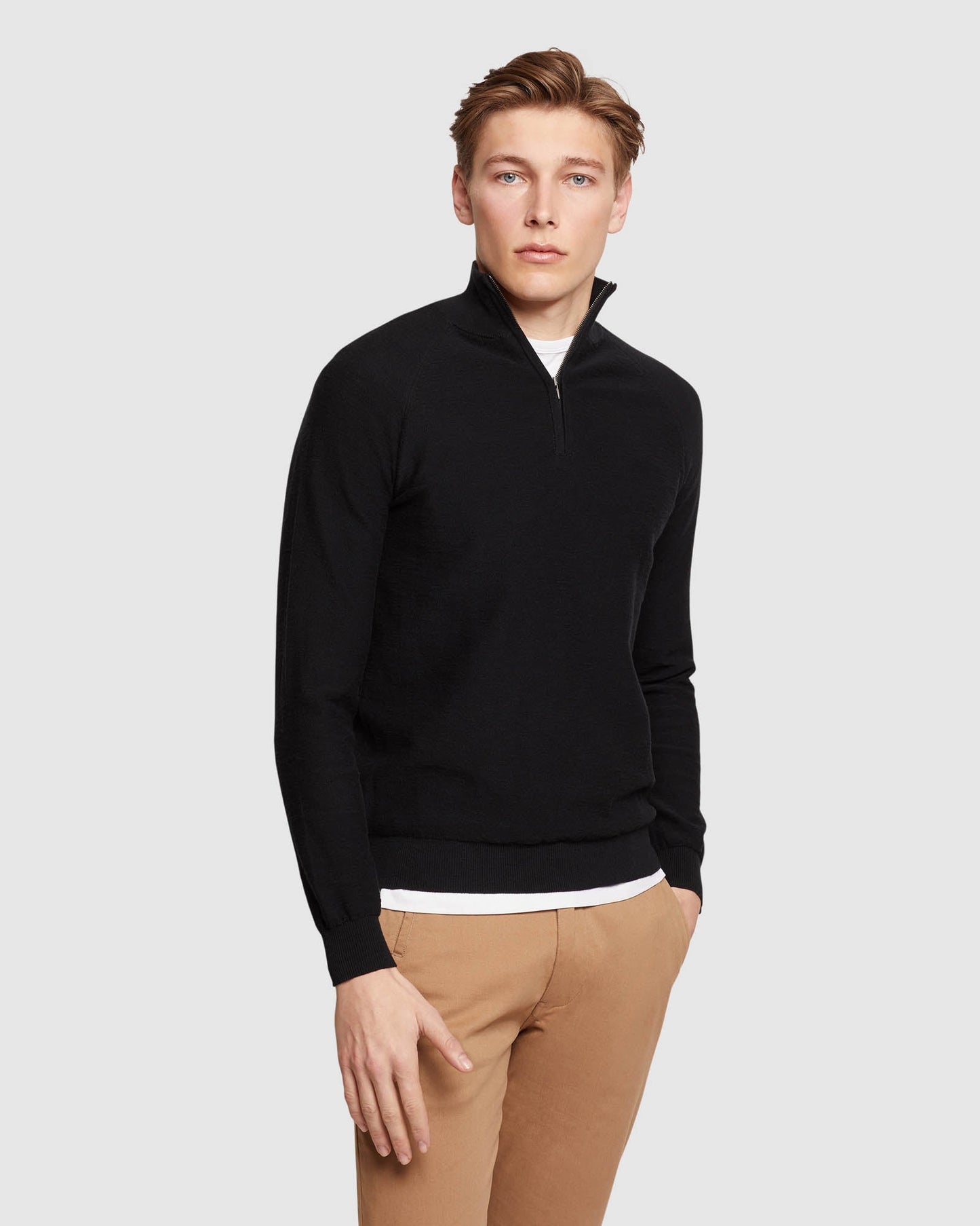 Bart Zip Neck Knit