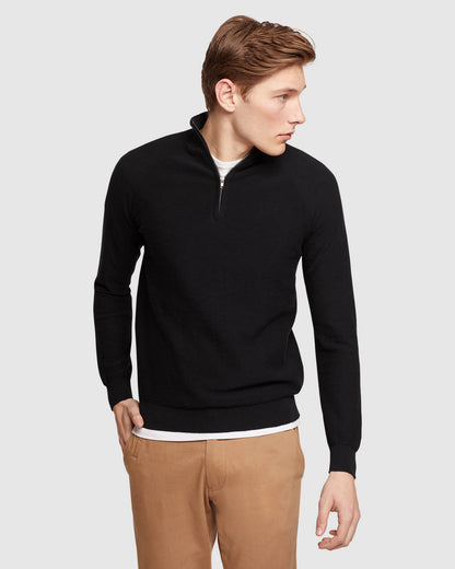 Bart Zip Neck Knit