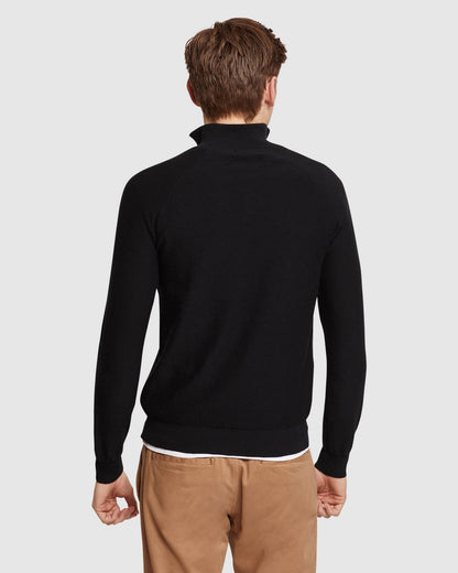 Bart Zip Neck Knit