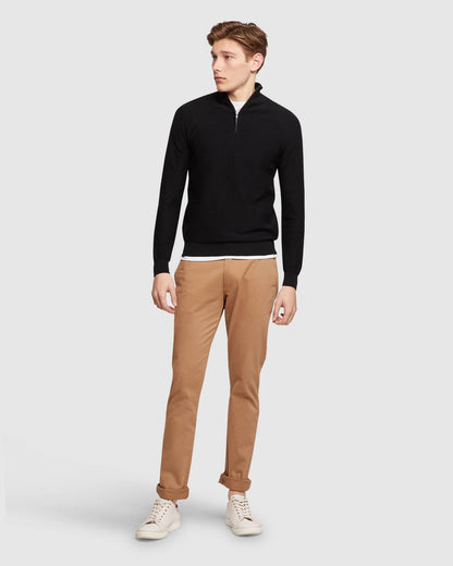 Bart Zip Neck Knit
