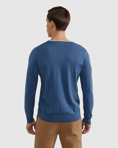 Lenny V Neck Cashmere Blend Pullovr