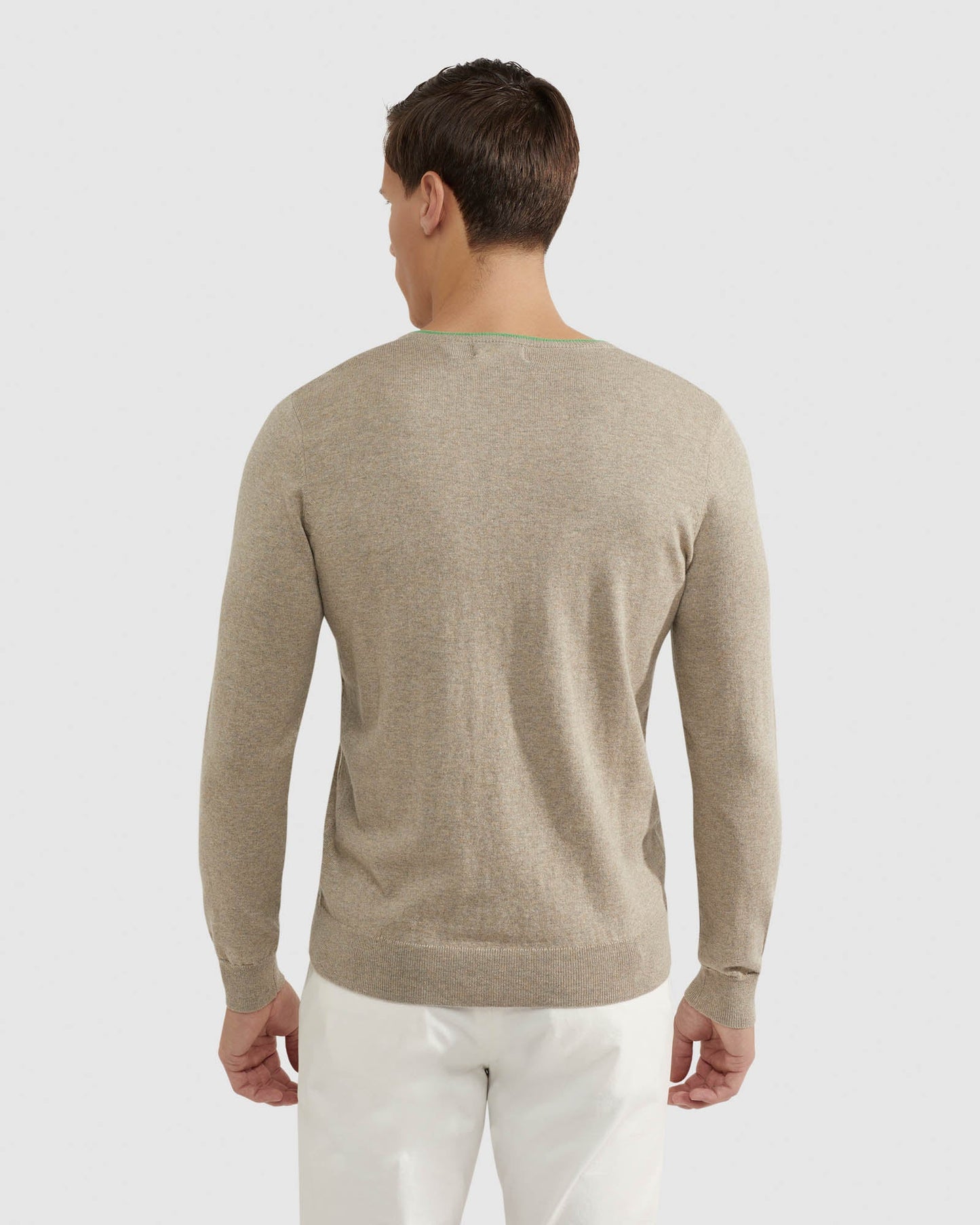 Lenny V Neck Cashmere Blend Pullovr