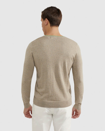 Lenny V Neck Cashmere Blend Pullovr