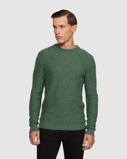 Leon Crew Neck Wool Rich Pullover