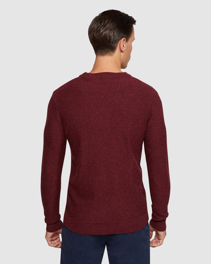 Leon Crew Neck Wool Rich Pullover