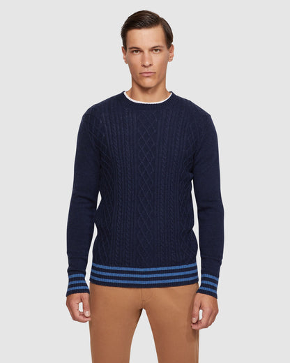 Matteo Cable Knit Pullover