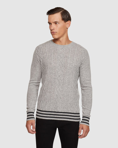Matteo Cable Knit Pullover