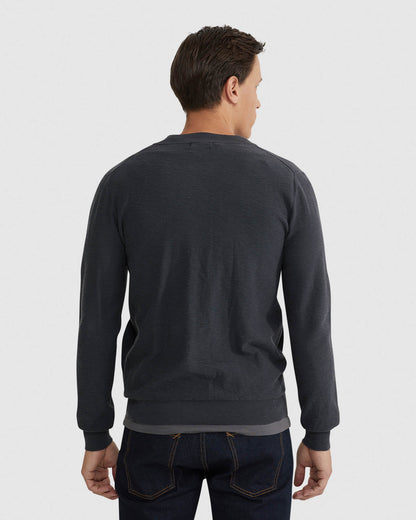 Ryan Cotton Blend Knit Zip Top